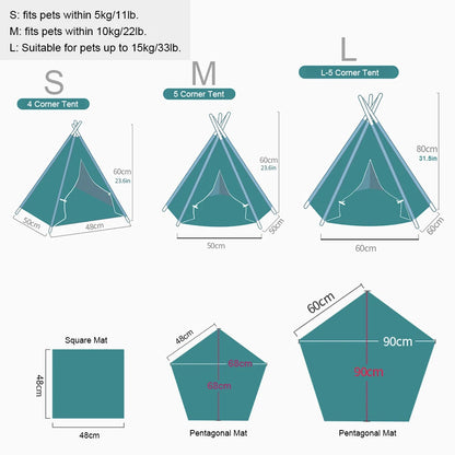 Portable Pet Tent House